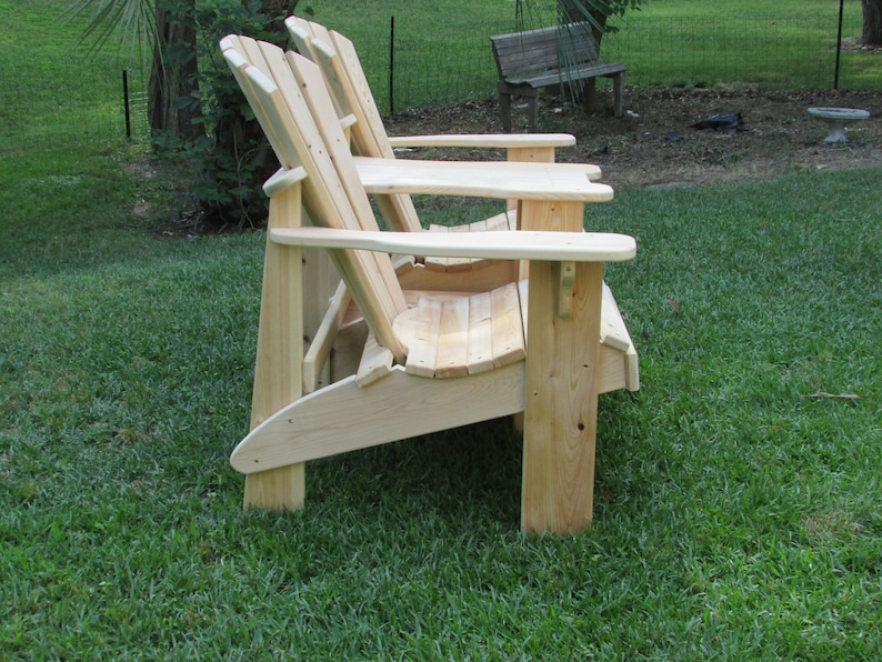 PDF SETTEE A3 Serie Adirondack Chair Herunterladbare DIY-Anweisungen und Zeichnungen zum Bauen Ihrer eigenen Muster und Stühle. Bild 10