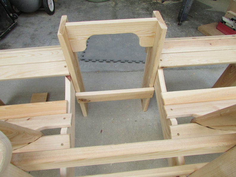 PDF SETTEE A3 Serie Adirondack Chair Herunterladbare DIY-Anweisungen und Zeichnungen zum Bauen Ihrer eigenen Muster und Stühle. Bild 6