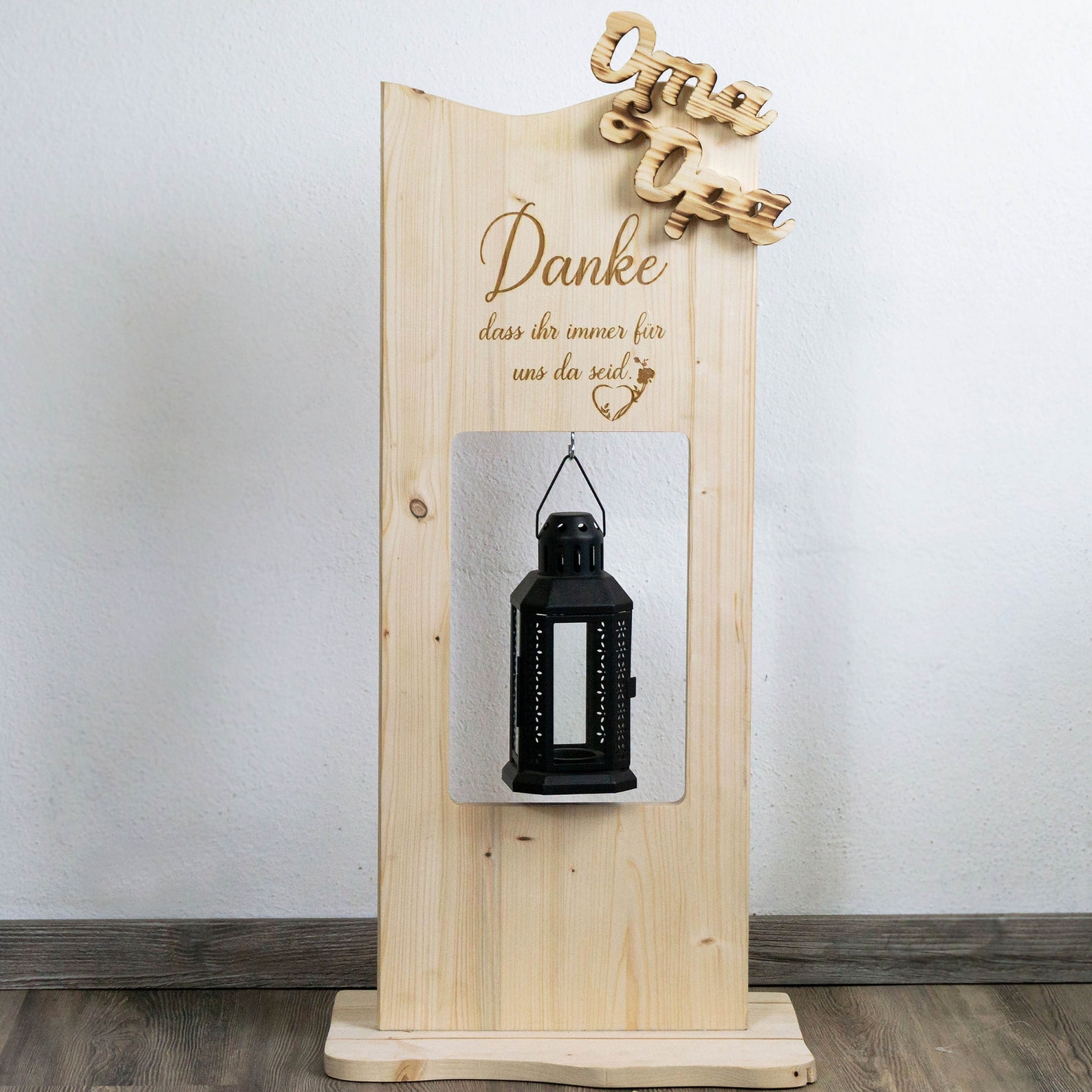 Darf Man Schilder An Laternen Befestigen Holz Deko Schild mit Auswahl an Laternen Led Kerze und | Etsy