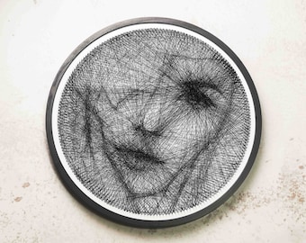 Abstract String Art | Etsy