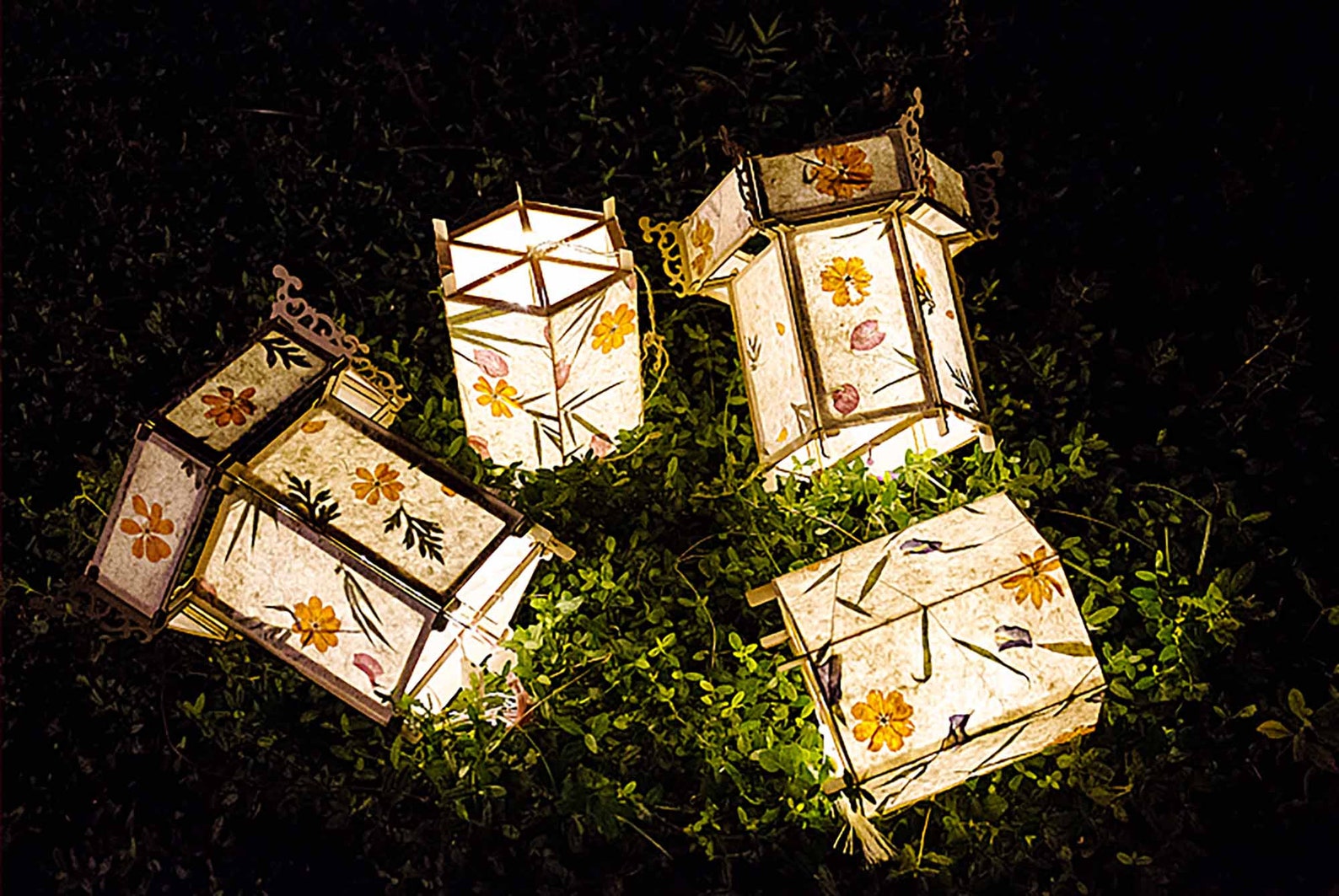 DIY Paper Lantern Kit Oriental Lantern Hanging Lantern for Etsy