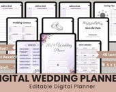 Gift wedding planner android budget ipad,daily weekly journal,digital calendar,goodnotes template minimalist student,monthly,notability