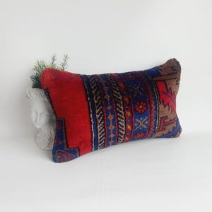 Authentic Rug Pillow Cover , Bohemian Pillow , Rug Pillows , Rustic Pillow , Rug Pillow Case , Turkish Pillow , Vintage Pillow