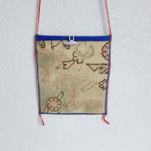 Turkish Rug Bag, Decorative Bags Turkish Kilim Ba… - image 1