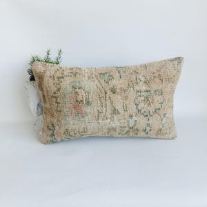 12x20 Lumbar Rug Pillow Cover Turkish Pillow Vintage Pillow Rug Pillow Cover Bohemian Pillow Rug Pillows Carpet Pillow Case Rug Pillow Case