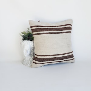 16x16 Kilim Pillow Turkish Kilim Pillow Kilim Pillow Cover Turkish Pillow Boho Pillow Vintage Pillow Southwestern Pillow Kilim Pillow Case
