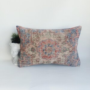16x24 Vintage Pillow Cover , Turkish  Rug Pillow Case , Bohemian Pillow , Carpet Pillow Case , Rug Pillow Case