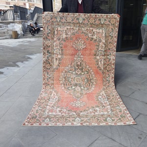 Antique Turkish Rug, Anatolian Rug, Antique Rug, Turkey Rug, Vintage Oushak Rug, Handmade Rug, Boho Rug, Hand Knotted Rug, Turkish Carpet
