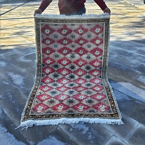 Vintage Handmade Turkish Rug For Home Oushak Rug Turkish Carpet Rug Oushak Area Rug Bohemian Carpet Area Rug Carpet Handmade Carpet