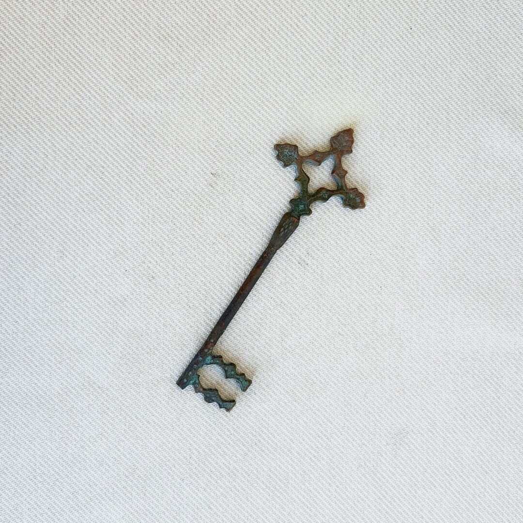Old Iron Key , Church Iron Door Key , Wall Decor Key , Antique Key