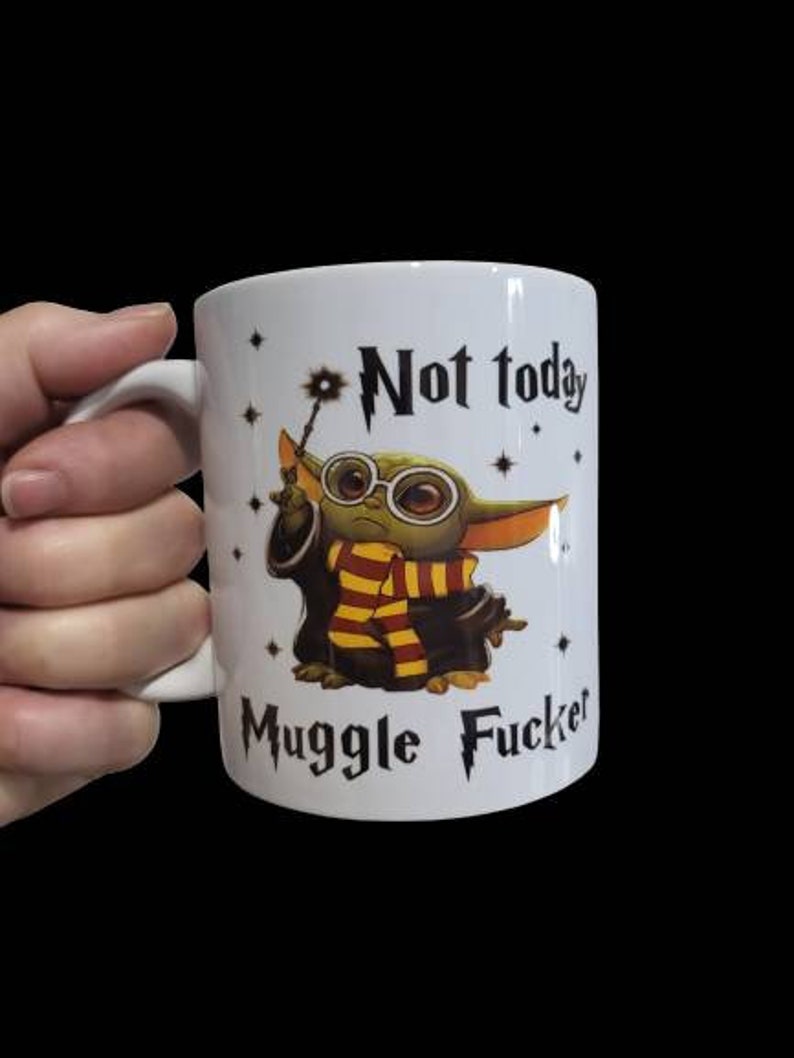 Muggle Mug Harry Potter Baby Yoda Wizzard Custom Made Etsy Australia