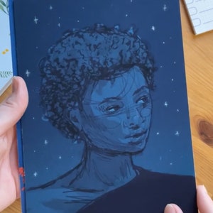 Moonlit Portrait - Art Print - A5