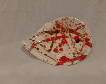Unique Gift Rainbow Handmade Resin Teardrop Ashtray Pride Ashtray Candle Holder Ring Dish Beautiful Rainbow Soap Dish