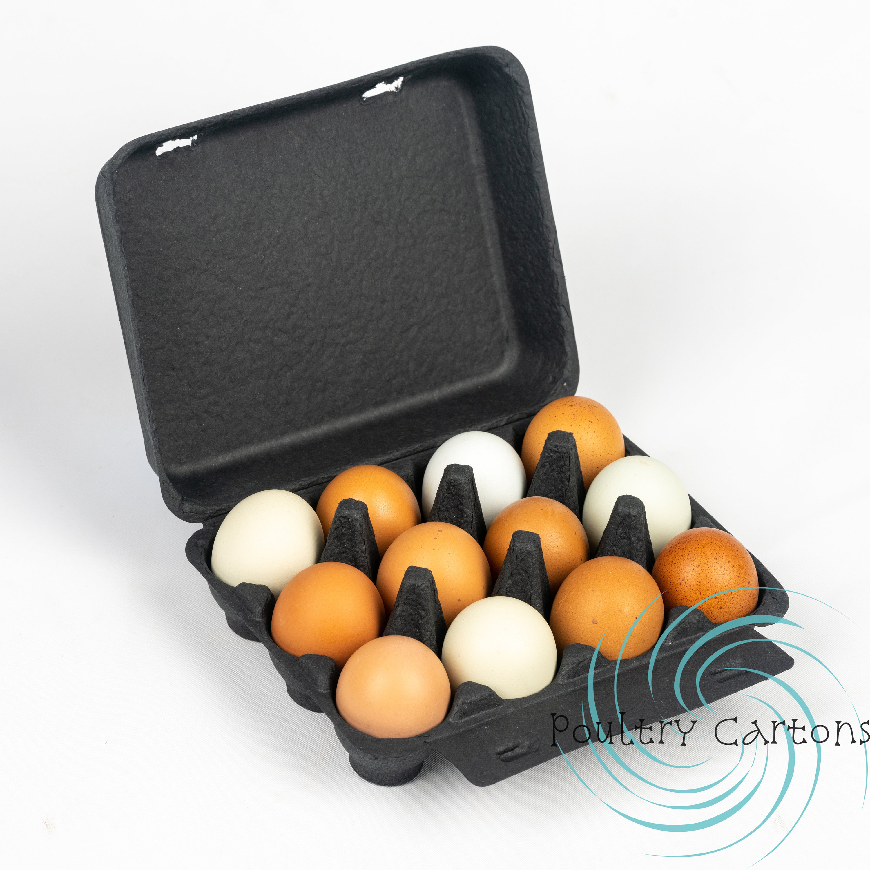  Henlay Duck Egg Cartons- Holds Half Dozen Jumbo Eggs