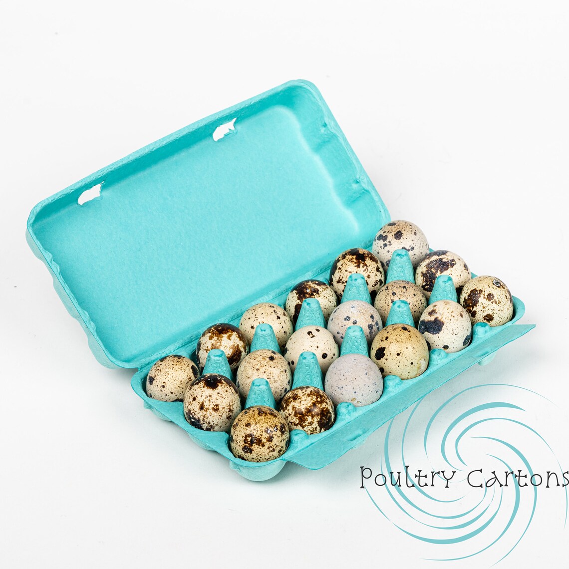 Blue Paper Pulp Quail Egg Cartons 18 Eggs Etsy