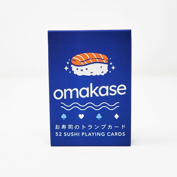 Omakase Sushi Playing Cards - 52 unique digitally drawn cards