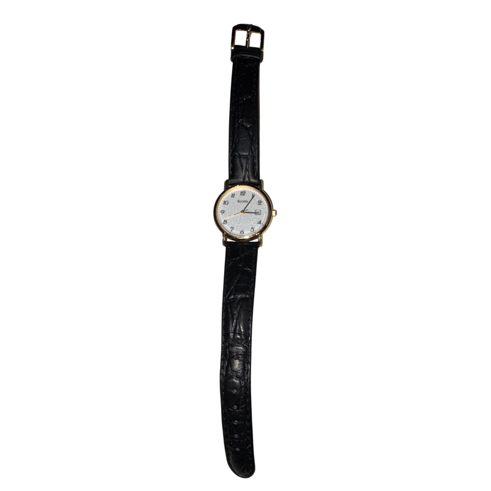 Vintage Speidel Pinseal Goatskin Black Watch Band 7/8 in w/ Case Speidel Bracelet Black Wristwatch Bands for sale | eBay main image 4