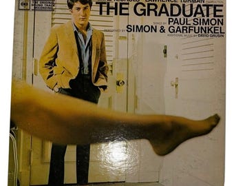 Enregistrement de la bande originale du diplômé LP Disque vinyle LP Simon & Garfunkel