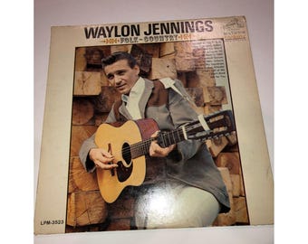 Álbum de vinilo LP de Waylon Jennings de 1966, LEER