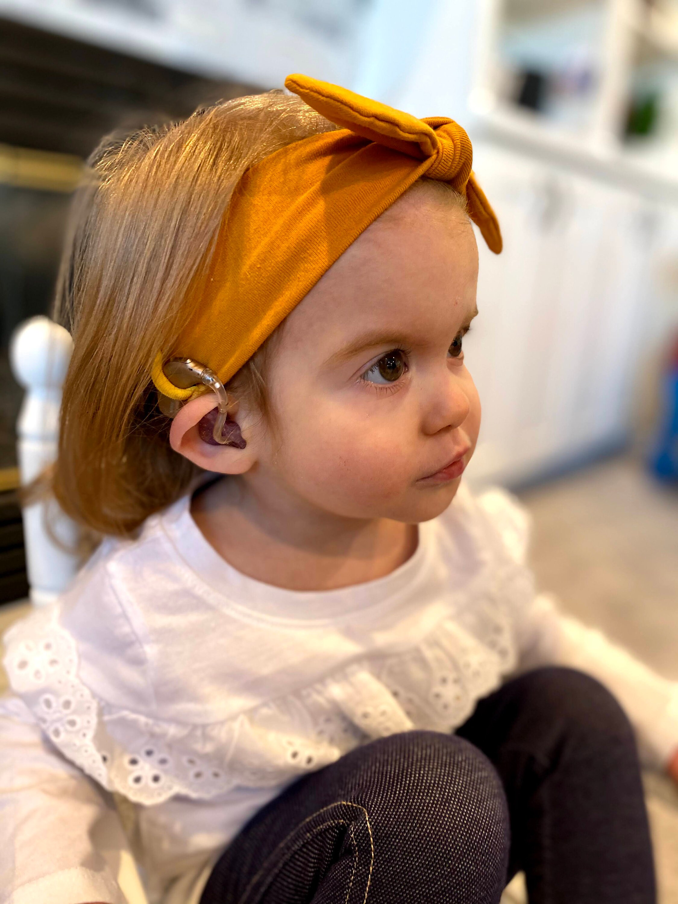 Mommy/daughter Hearing Aid Friendly Headbands Mustard Etsy