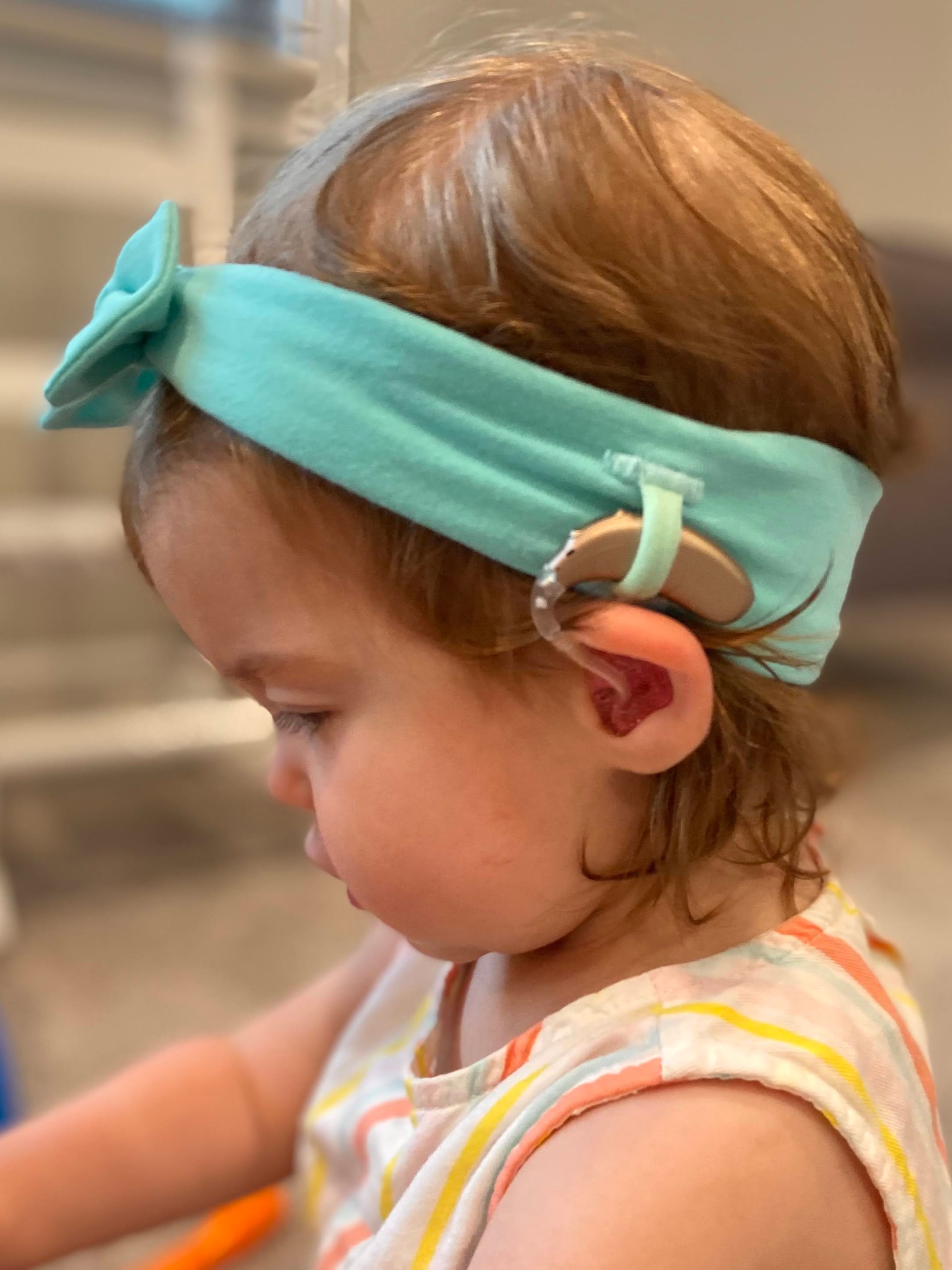 Hearing Aid Friendly Headband Classic Bow Mint Green Etsy