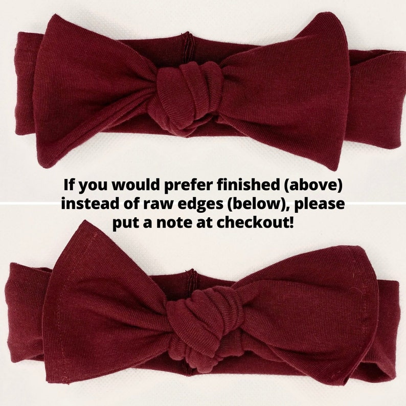 Hearing Aid Friendly Headband Big Bow; Burgundy