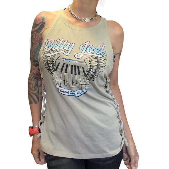 Billy Joel Tank Top World tour 1984 - Billy Joel Band Tee