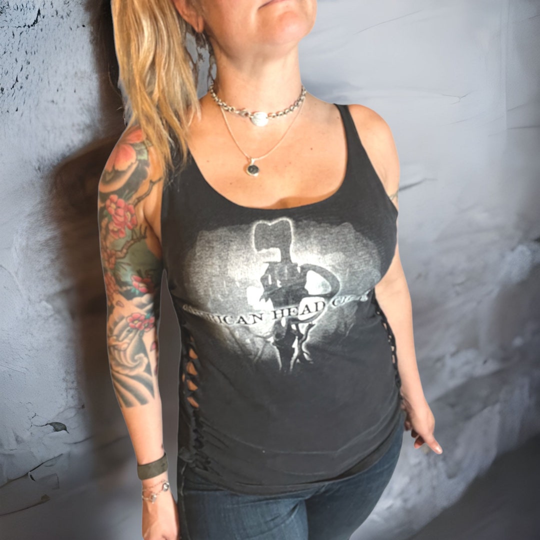 American Headcharge Tank Top Ladies Band Tee Gift for Etsy UK