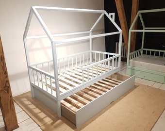 kids house bed with trundle