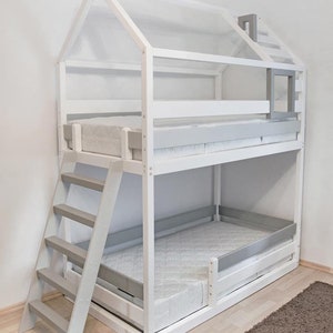 loft bed with crib