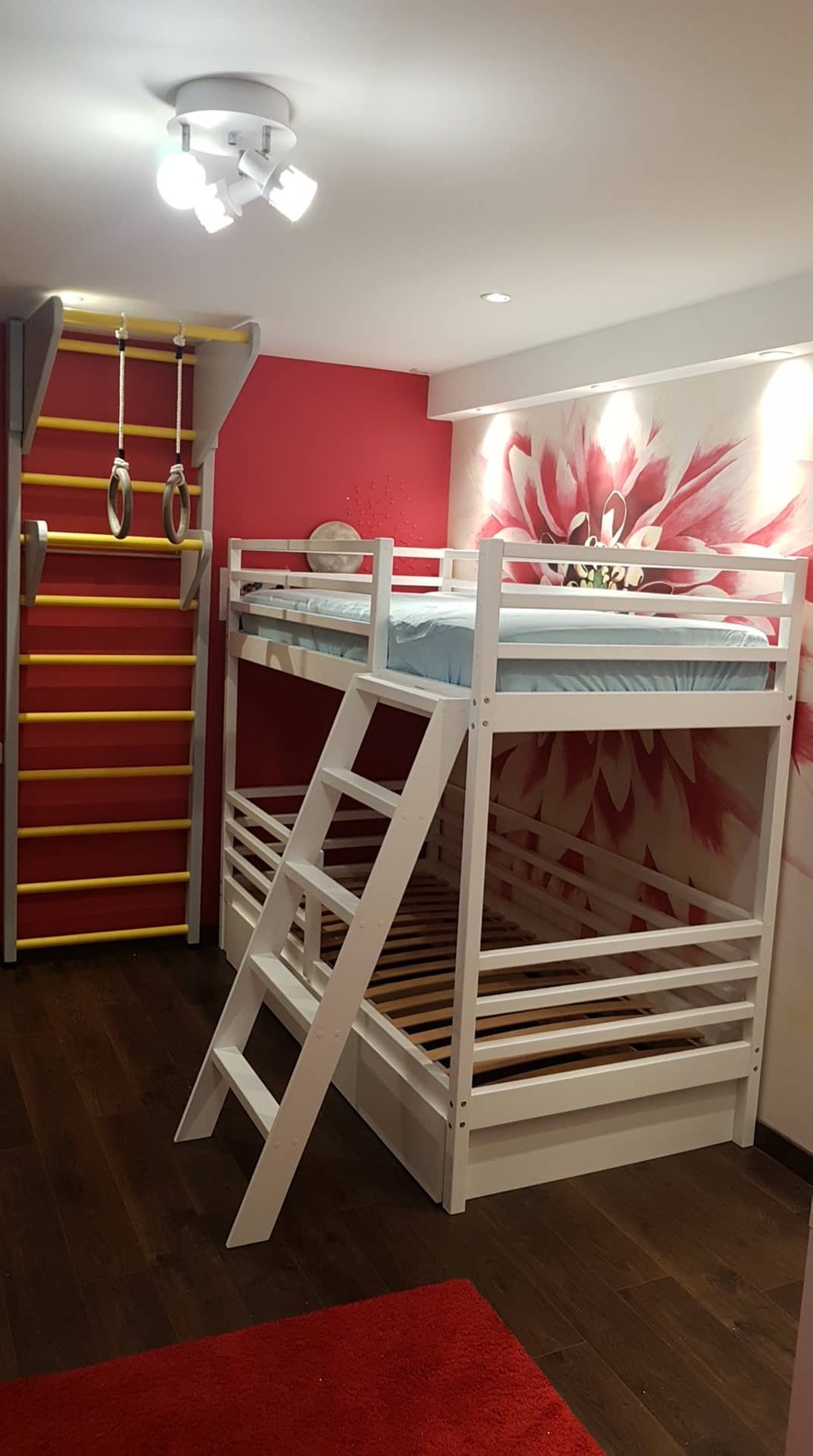 Bunk double loft bed with REMOVABLE LADDER Double loft bed Etsy