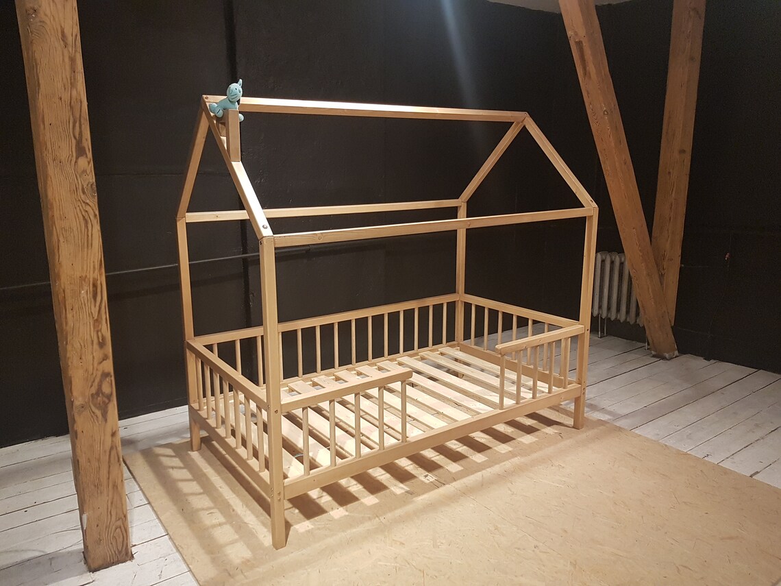 Lifted house bed Crib bed Toddler bed Twin size bed Fulls Etsy