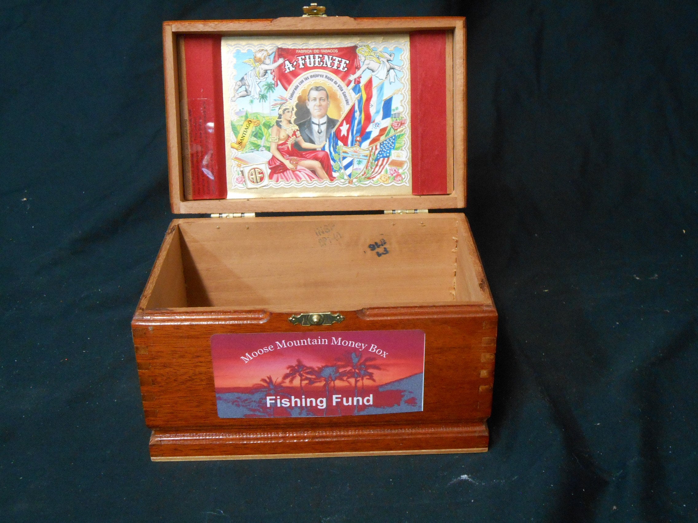 Redneck Piggy Bank - Fishing Fund - Moose Mountain Money Box