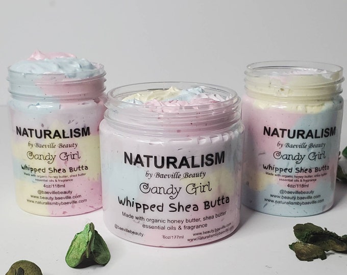 Baeville Whipped Shea Body Butta|Shea Butter|4oz 6oz 8oz 10oz