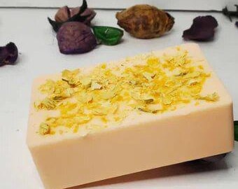 Bergamot Orange Natural Soap Bars Goat Milk/Shea Butter