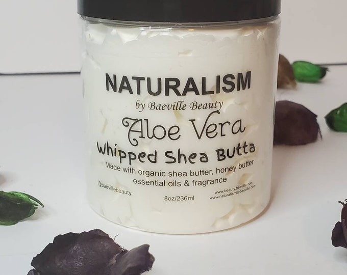 Aloe Vera Whipped Face Hair & Body Butta|Natural