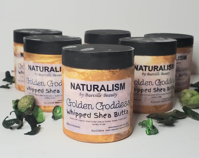 Wholesale 10-6oz Golden Goddess Shimmer Whipped Body Butters| Private Label| No Label