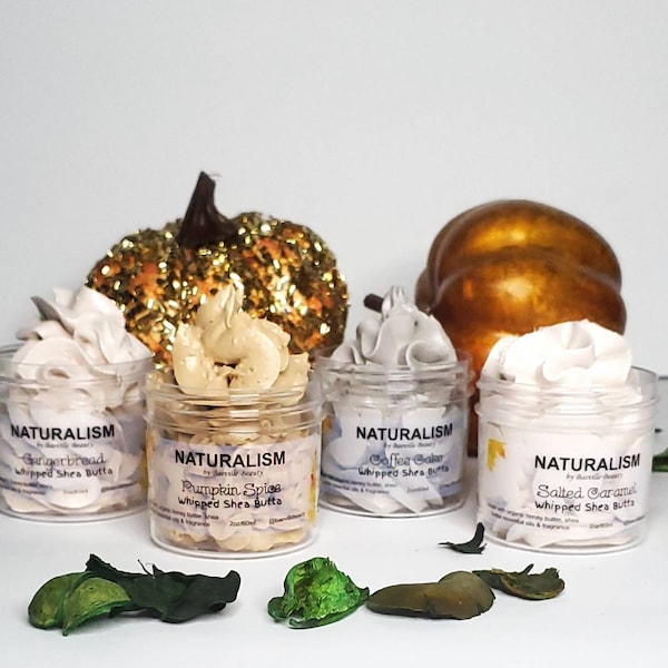 Holiday Limited Edition Whipped Body Butta Sampler(6) 2oz , Pumpkin Spice Body Butter, Christmas Body Butter, Fall|Gift Set