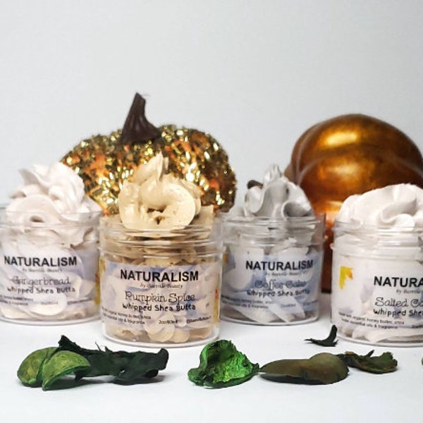 Pumpkin Spice, Holiday Butta Sampler(6) 2oz , Whipped Body Butter, Fall & Christmas,Limited Edition