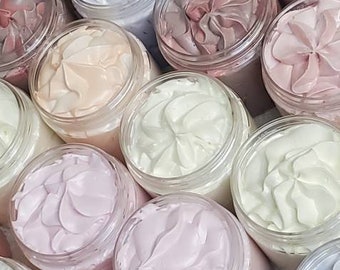 Wholesale 20-2oz Baeville Whipped Body Butters| Private Label| Wholesale| No Label| Whipped Body Butter| Shea Butter| Whipped Butter