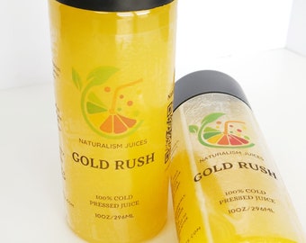 Gold Rush Juice 10pk|Cold Pressed|Cleanse|Fat Burner