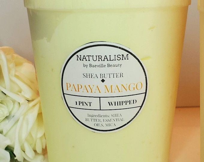 Wholesale Papaya Body Butta Pint or 1 Gallon Size | PRIVATE LABEL|NO LABELShea Butter|Natural Ingredients|Organic