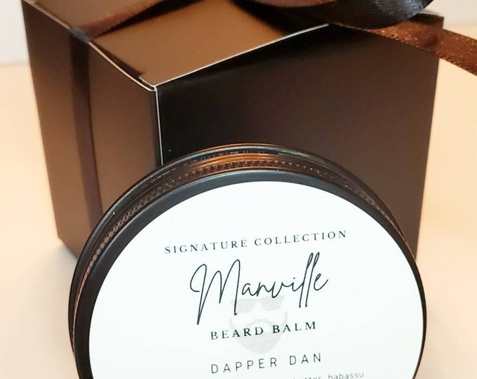 Manville Signature Beard Balm| Plant Based| Natural Ingredients