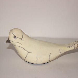Vogel-Keramik-Raku gebrannt