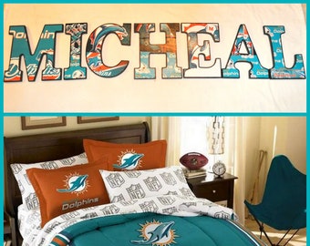Miami Dolphins Decor Etsy