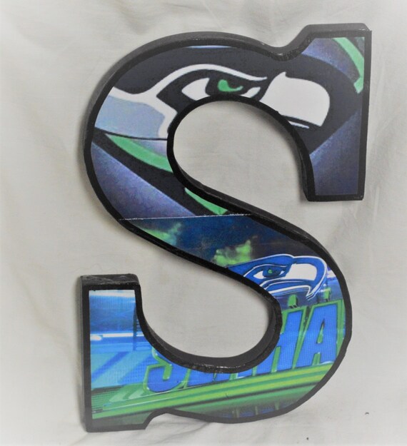 Seattle Sea Hawks Personalized Inspired Wooden Letters | Etsy