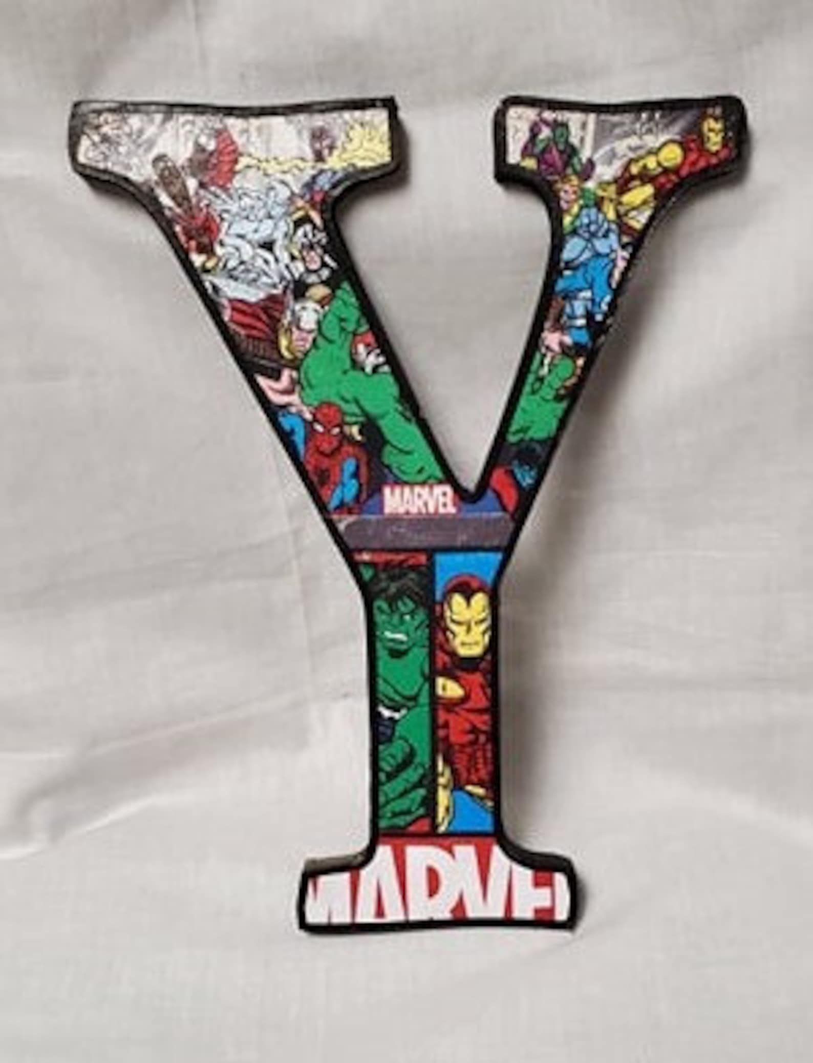 Marvel Comics Inspired 13 Wooden Letters | Etsy