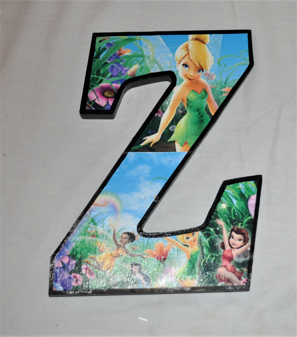 Tinkerbell 9 Wooden Inspired Letter Etsy