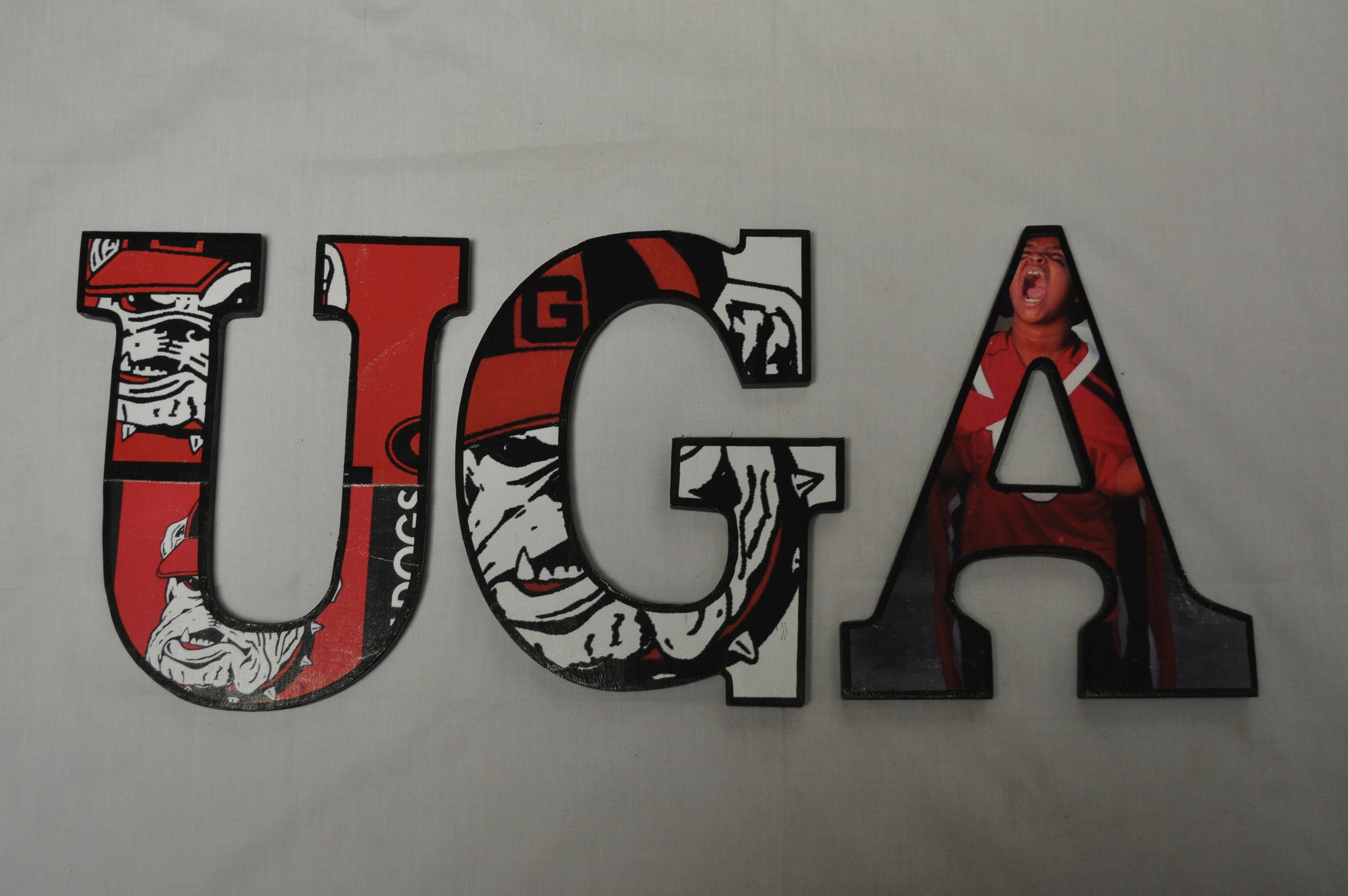 UGA Personalized Inspired Wooden Letters Etsy