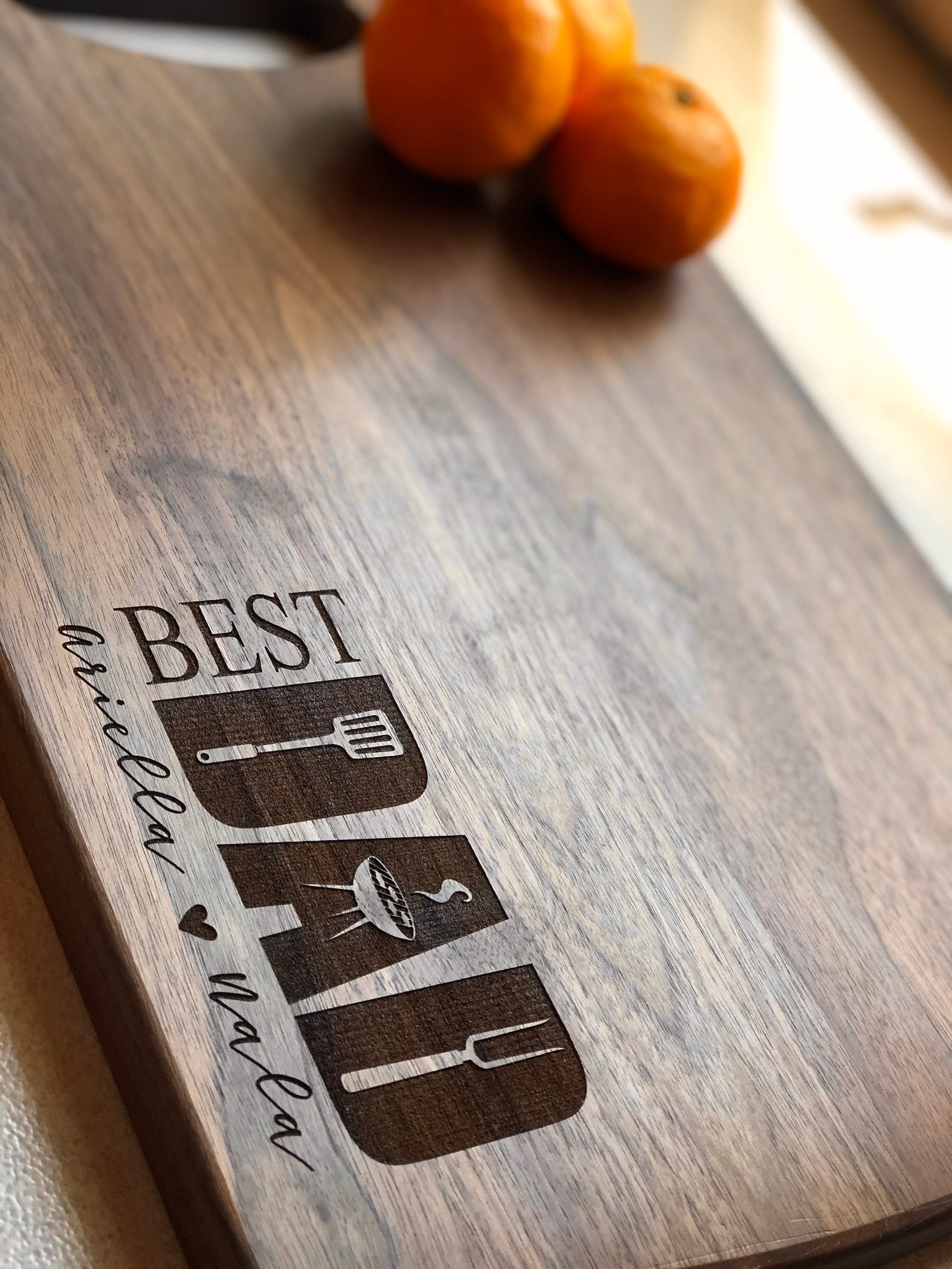 Best Dad Cutting Board Father's Day Cutting Board Etsy Denmark